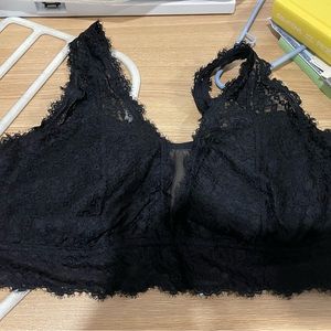 NWOT Aerie Bralette Black XXL